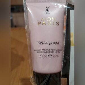 YVES SAINT LAURENT Mon Paris Body Lotion Travel Sz  1.6 oz/ 2 Samples Included